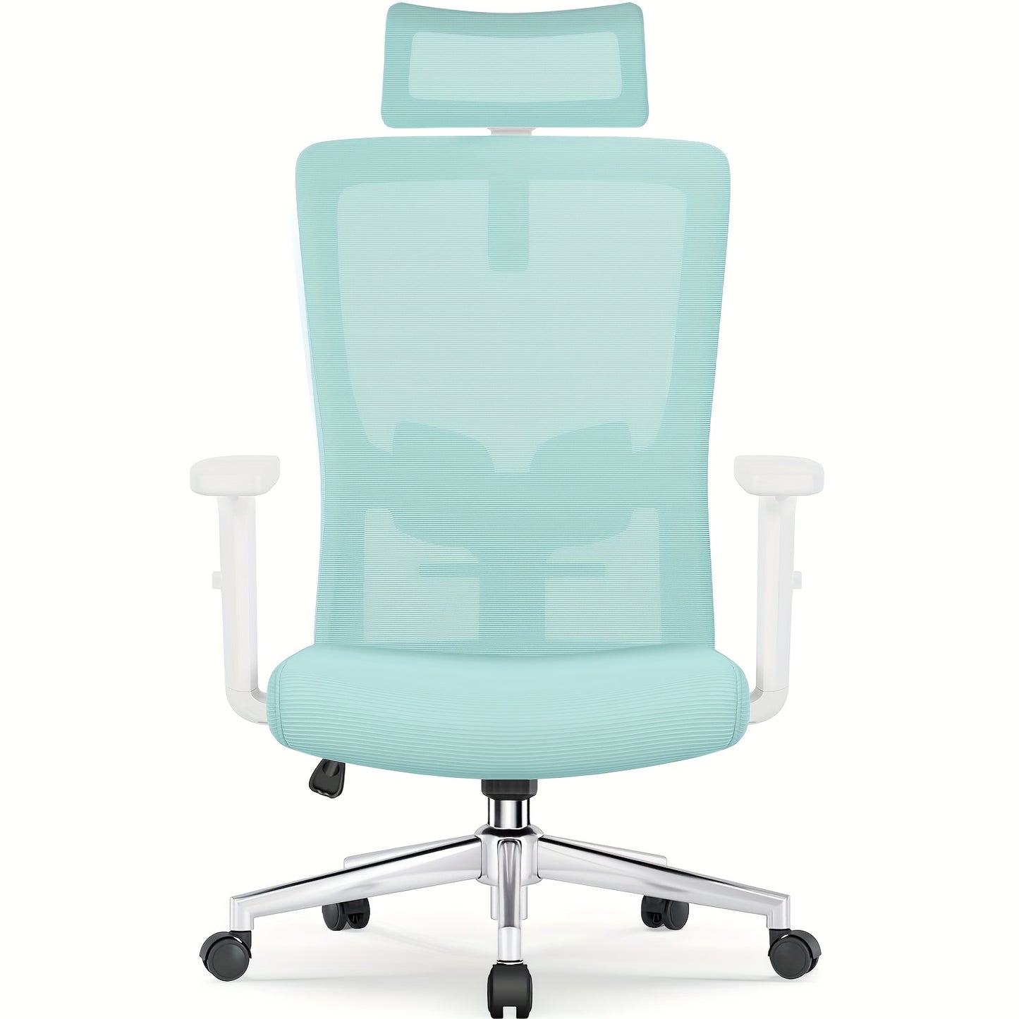 Office Chair, Ergonomic Office Chair With Adjustable Headrest, Lumbar Support, Height-adjustable Swivel Chair, Back-friendly Chair With Up To 135° Tilt Angle, Office Chair For 180 Kg, Black.