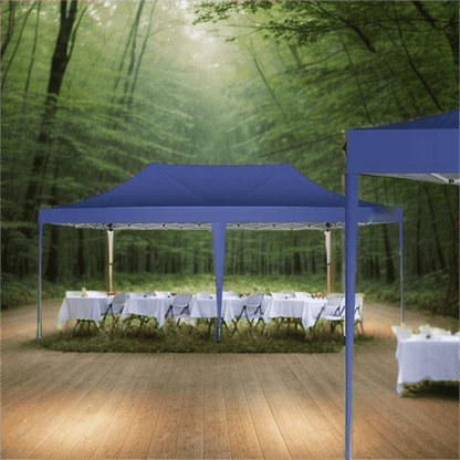 3.05x6.1meter Large Pop-Up Canopy Tent with Removable Sidewalls & Heavy-Duty Hexagonal Legs - Instant Setup, Sun-Resistant Party Wedding Event Tent with Carry Bag, Spacious Interior for Markets, Picnics, Backyard Gatherings -