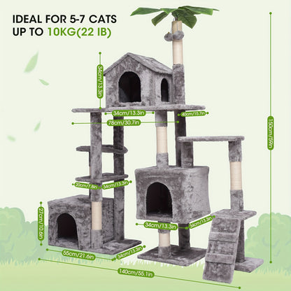 Krabpaal XXL – Kattenboom – Klimpaal – Speelpaal – Kattenmeubel – 80 Inch Hoog – Stevig Karton – Geschikt Voor Meerdere Katten