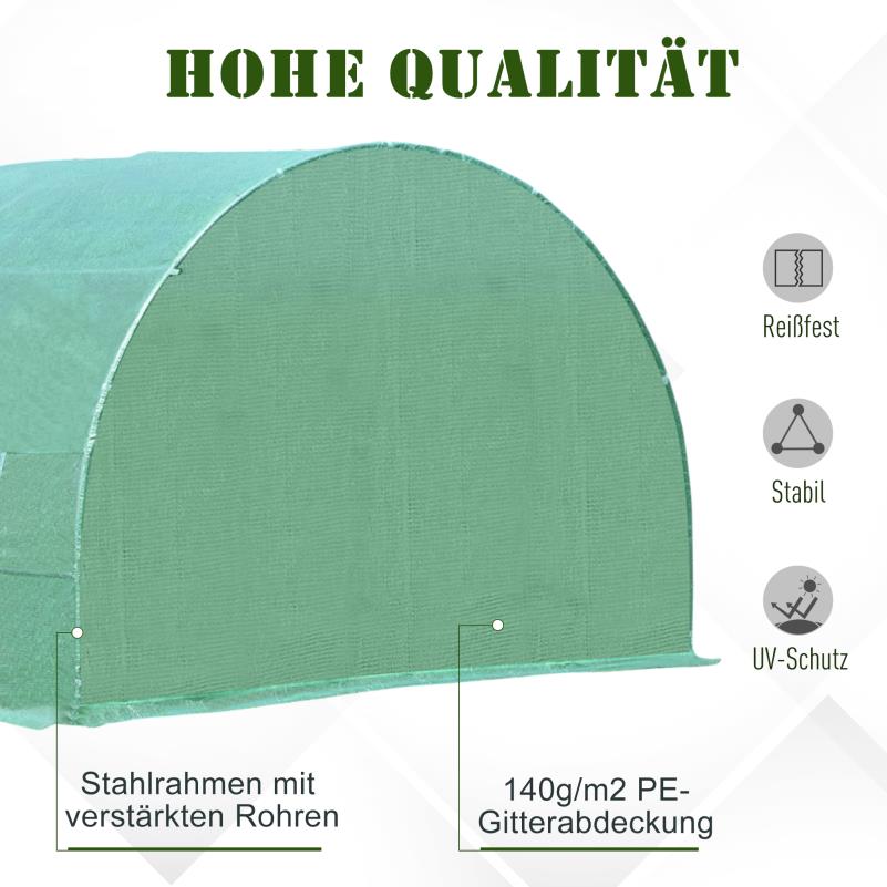 Kweekkas – Tuinkas – Broeikas – Plantenkas – Foliektunnel – Ruim Walk-In Model 59x30x20 cm – Stevige Frame Met Transparante Panelen Voor Optimale Lichtinval