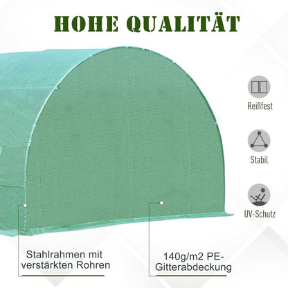 Kweekkas – Tuinkas – Broeikas – Plantenkas – Foliektunnel – Ruim Walk-In Model 59x30x20 cm – Stevige Frame Met Transparante Panelen Voor Optimale Lichtinval