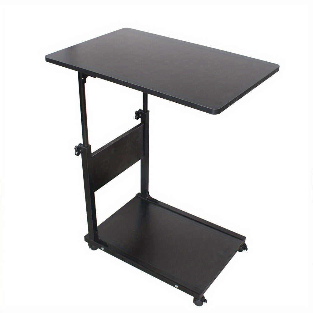 Salon Trolley – Mobiele Werktafel – Verstelbare Trolley – Nagelwagen – Pedicure Tafel – Verstelbare Hoogte 55-80 cm – Stevig Carbonstalen Frame