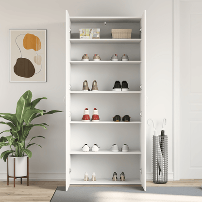 Schoenenkastje – Schoenenrek – Schoenopbergkast – Schoenenkast – Opbergkast – Variant Blanc – Duurzaam En Stevig – Compact En Praktisch