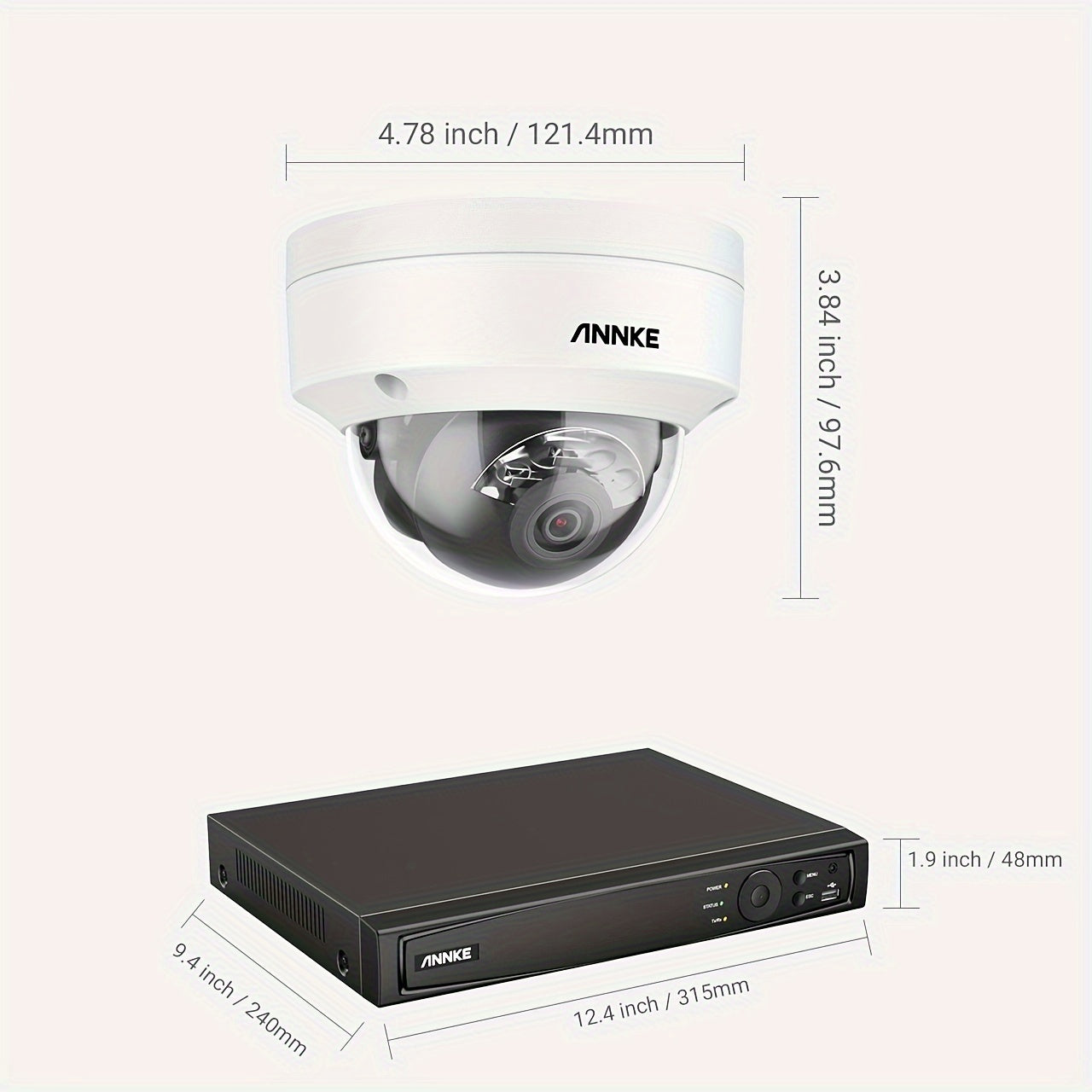 12MP Outdoor Beveiligingscamera – Surveillance Camera – Bewakingscamera – Beveiligingssysteem – CCTV Camera – Dual Light Nachtzicht – Persoon & Voertuig Detectie