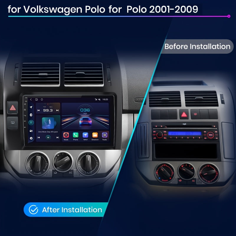 Autoradio – Multimedia Speler – Navigatiesysteem – Smart Radio – 2-DIN Dashboard – WiFi Verbinding – 9 Inch Touchscreen
