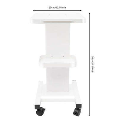 Schoonheidstrolley – Beautykoffer – Salonwagen – Manicurekar – Pedicuretrolley – Stevig Metalen Frame – Ergonomisch Handvat – Ruime Opbergruimte – Zonder Elektriciteit