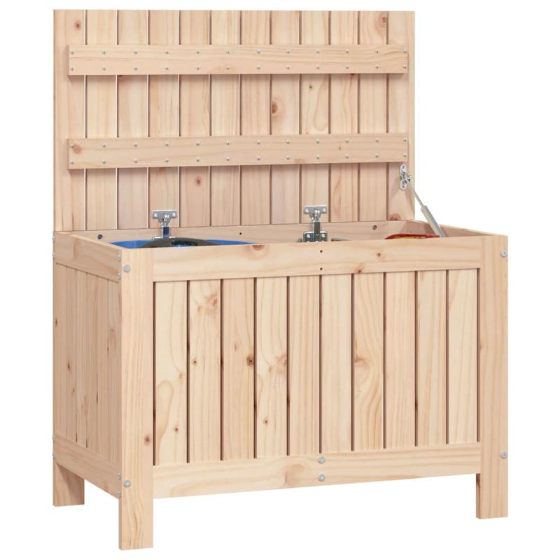 Tuinkist – Opbergbox – Kussenbox – Tuinopbergbox – Tuinberging – Massief Dennenhout – 76x42,5x54 cm – Robuust & Natuurlijk