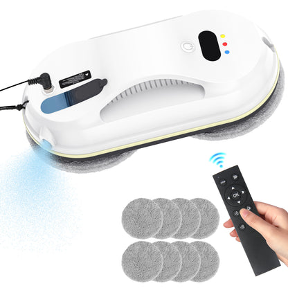 Household Window Automatic Water Spray Cleaning Robot Vacuum Cleaner Remote Control Electric Window Wiper Household Glass Wiper
