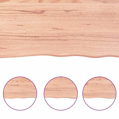 Solid Wood Oak Veneer Table Top - Light Brown Modern Minimalist Large Rectangular Desk Surface, 203.2cm x 127.0cm x 5.08cm Thick, Easy Assembly, Durable & Sturdy for Kitchen, Dining, Home Office, Coffee Table - Versatile Indo