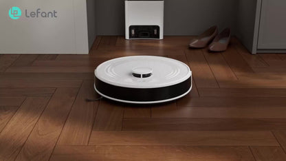 LEFANT M2 Pro Robot Vacuum Cleaner & Mop - 45-Day Auto Cleaning, 190° PSD Obstacle Avoidance, 5500Pa Suction Power, 140 Min Runtime, WiFi/Apple/Alexa App & Alexa Control, Multi-Layer Map Drawing, 2.5H Battery, 50dB Quiet, Mo