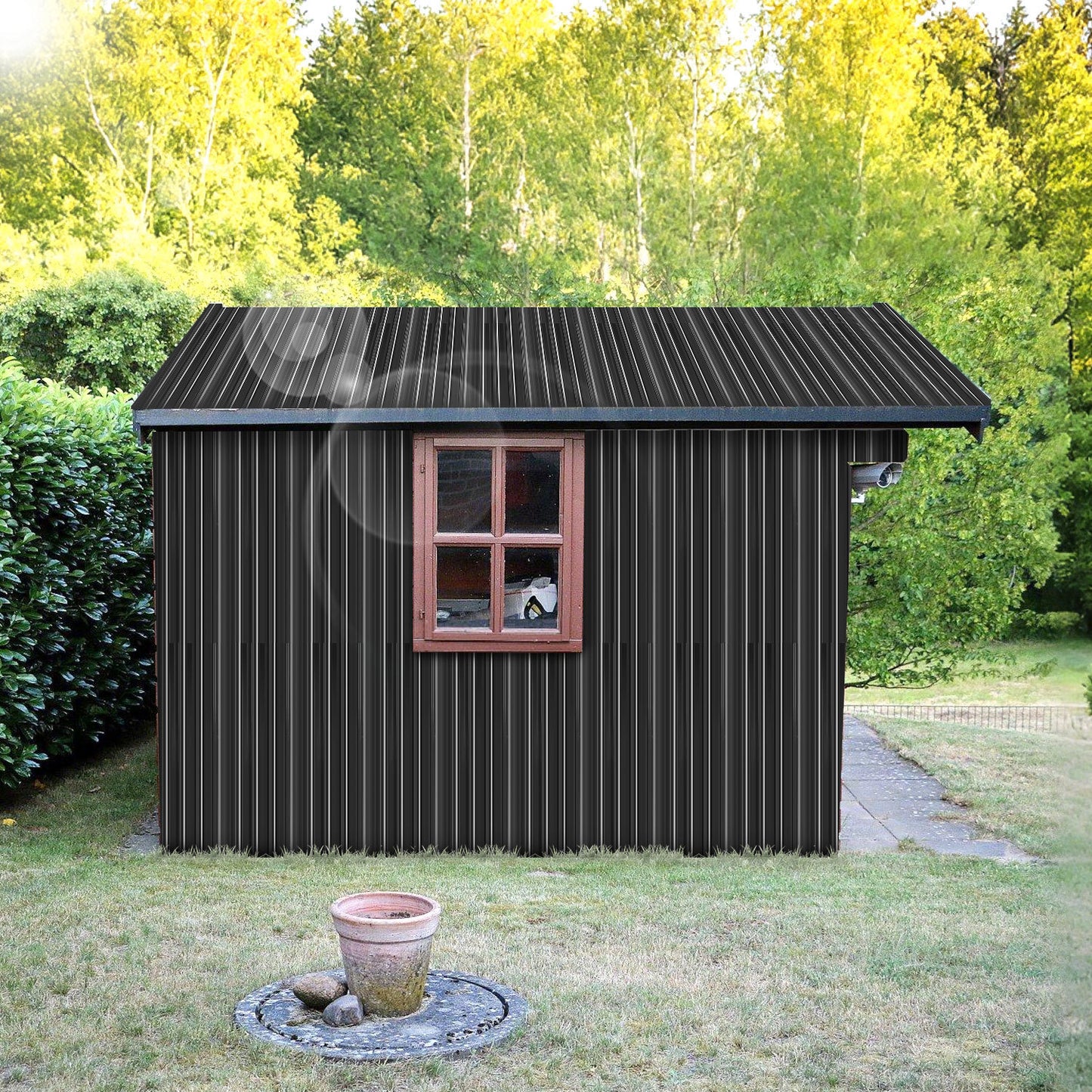 Dakplaten – Dakpanelen – Dakbedekking – Trapeziumplaten – Golfplaten – Gegalvaniseerd Staal – 129x46 cm – 14 m² oppervlakte – Weerbestendig – Roestvrij