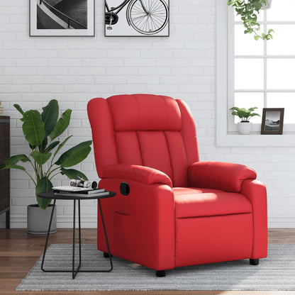 Elektrische Stoel – Relaxfauteuil – Sta-op Stoel – Verstelbare Stoel – Fauteuil – Handmatig Verstelbaar – Kunstleer Bekleding – Zijvak