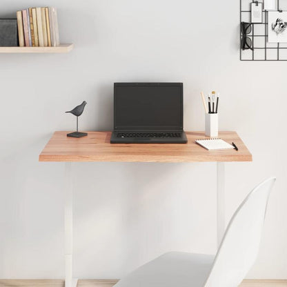 Solid Wood Oak Veneer Table Top - Light Brown Modern Minimalist Large Rectangular Desk Surface, 203.2cm x 127.0cm x 5.08cm Thick, Easy Assembly, Durable & Sturdy for Kitchen, Dining, Home Office, Coffee Table - Versatile Indo