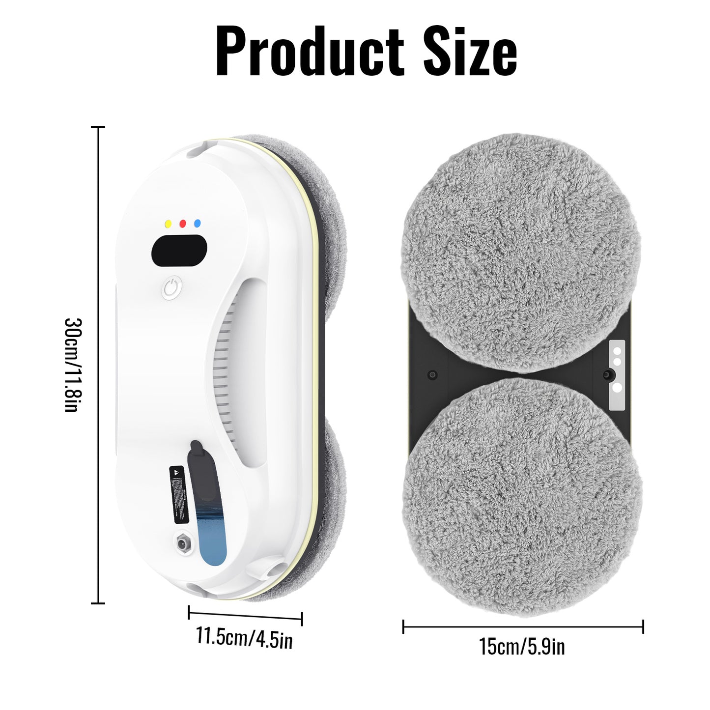 Household Window Automatic Water Spray Cleaning Robot Vacuum Cleaner Remote Control Electric Window Wiper Household Glass Wiper