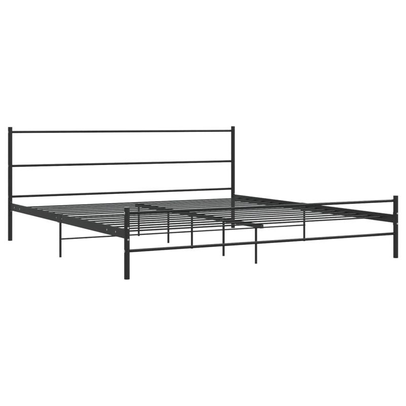 Bedframe – Bedombouw – Slaapbank – Ledikant – Bedframe Zwart Metaal – 180x200 cm – Ruimtebesparend – Eenvoudig Te Monteren