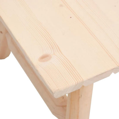 Solid Acacia Wood Coffee Table - Modern Farmhouse Living Room Center Table, Heavy-Duty Rectangular Side Table with Easy Assembly, Indoor/Outdoor use, Natural Wood Grain Finish for Living Room, Patio, Office - Sturdy Furniture