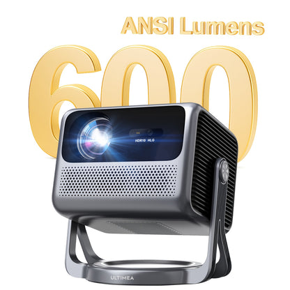 Projector – Beamer – Home Cinema – Multimedia Projector – Smart Projector – Native 1080p Resolutie – 600 ANSI Lumens – Android TV 11.0 – Automatische Keystone Correctie & PTZ Draaibaar