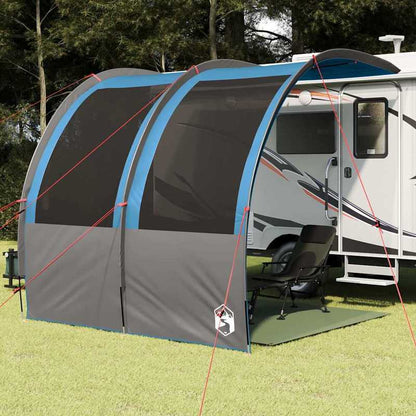 Tentfly – Schaduwdoek – Kampeertent – Buitentent – Zonnescherm – Blauw – Waterdicht Polyester – 250 x 260 x 260 cm Ruim