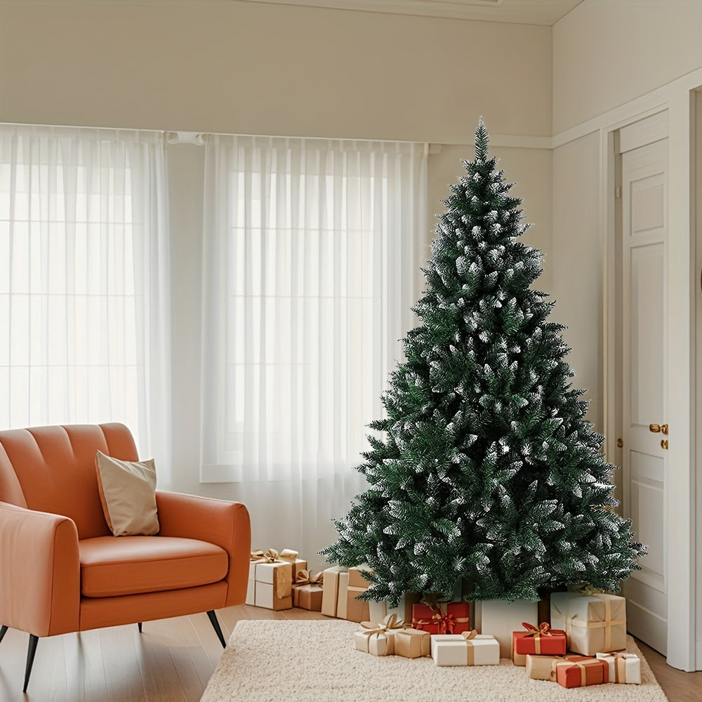 Kunstkerstboom – Nepkerstboom – Kerstboom Decoratie – Mini Kerstboom – Tafelkerstboom – 150 cm Hoog – 450 PVC Takken – Stevige Metalen Standaard
