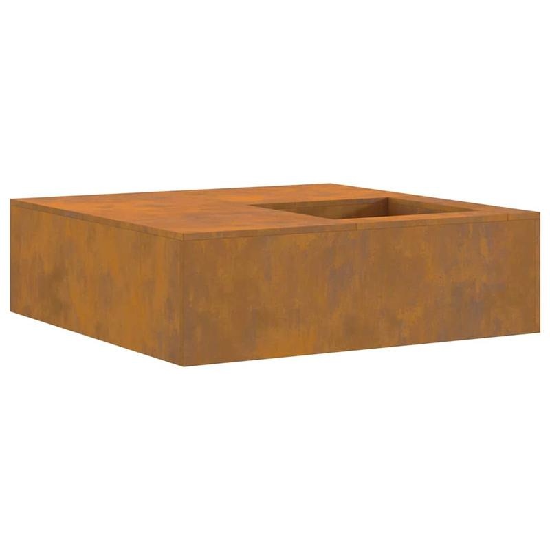 Grote Vuurschaal – Tuinhaard – Buitenhaard – Vuurkorf – Terrashaard – Houtgestookt – 100x100x30 cm – Poedercoated Staal – Assemblage Vereist