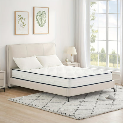 140x200cm Memory Foam Mattress with 21cm Thickness, H3 Medium Firmness, 7 Comfort Zones, Breathable Microfiber Cover, Reversible Design & Support - Queen Size Bed Mattress for Enhanced Sleep Quality, Spinal Alignment & Motion