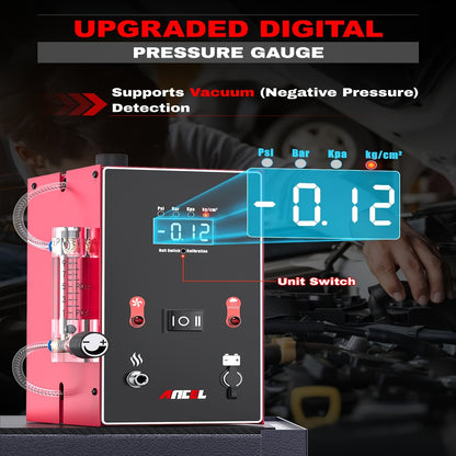 Automotive Rooktester – Rookgenerator – Lekdetectieapparaat – Vacuümtester – Systeemchecker – 12V Auto – Oververhittingsbeveiliging – Compact Ontwerp