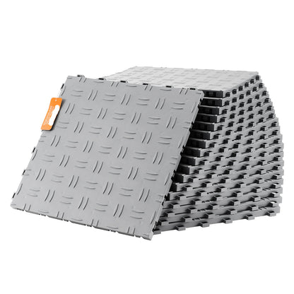 Garagetegels – Vloertegels – Interlocking Tegels – Garagevloer – Opslagtegels – Polypropyleen – 13,4 mm Dikte – Tot 2500 kg Belastbaar