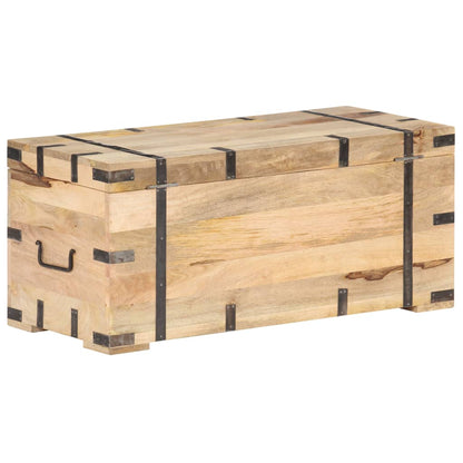 Vidaxl Storage Chest Storage Furniture Blanket Chest Box Storage Box Storage Boxes Blanket Boxes Treasure Chest Boxes Massif Mango Wood