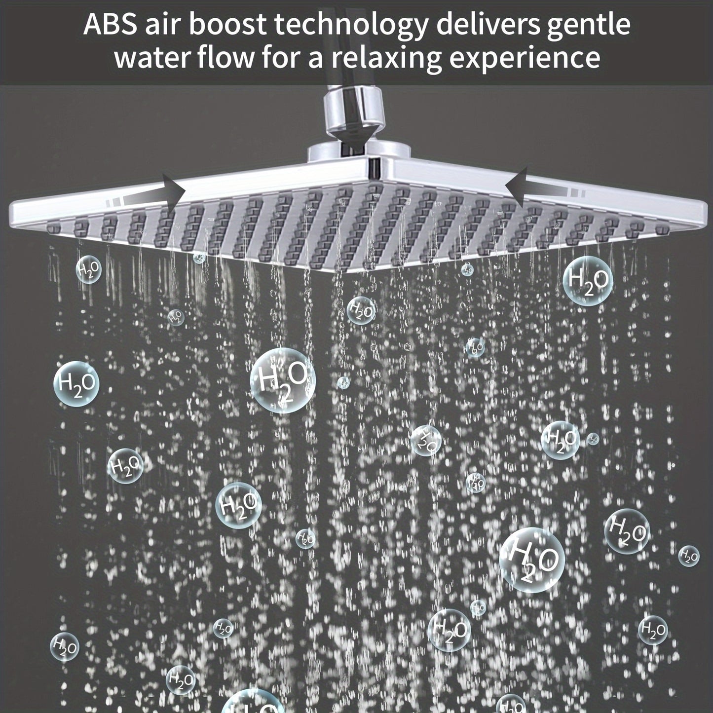 Douche Systeem – Douche Set – Regendouche – Douchekraan – Thermostaatkraan – Verstelbare Douchebeugel – RVS – Thermostaat 38°C Veiligheidsfunctie