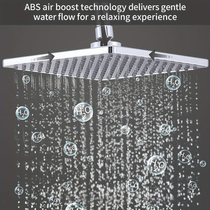 Douche Systeem – Douche Set – Regendouche – Douchekraan – Thermostaatkraan – Verstelbare Douchebeugel – RVS – Thermostaat 38°C Veiligheidsfunctie