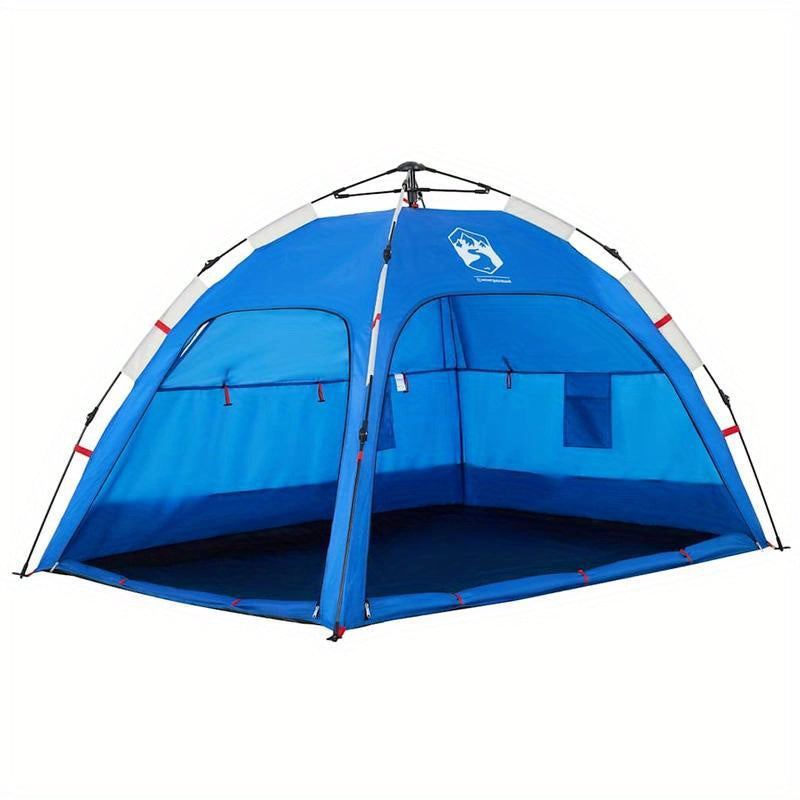 Tent – Strandtent – Pop-up Tent – Koepeltent – Kampeertent – Lichtgewicht Polyester – Snel Opzetten – Blauw – 2 Persoons
