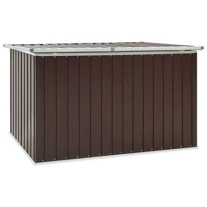 Tuinbox – Opbergbox – Kist – Tuinkist – Buitenopslag – Metaal – Zwart – Stevig – Clip-On Sluiting – 171x99x93 cm