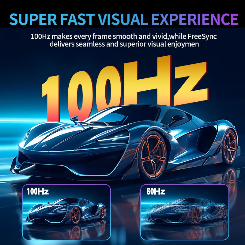 24 inch Curved Monitor – Gaming Monitor – PC Scherm – Beeldscherm – Computer Monitor – 100Hz Verversingssnelheid – Full HD 1080p Resolutie