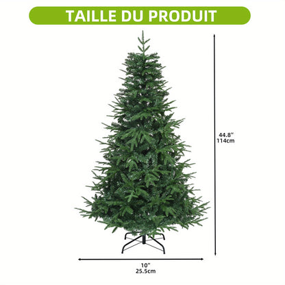 Kerstboom – Kunstkerstboom – Kunstspar – Nepboom – Dennenboom – 212 cm Hoog – Stevige Roestvrijstalen Standaard – Volle Groen Kunststof Naalden – Inklapbaar & Snel Op Te Zetten