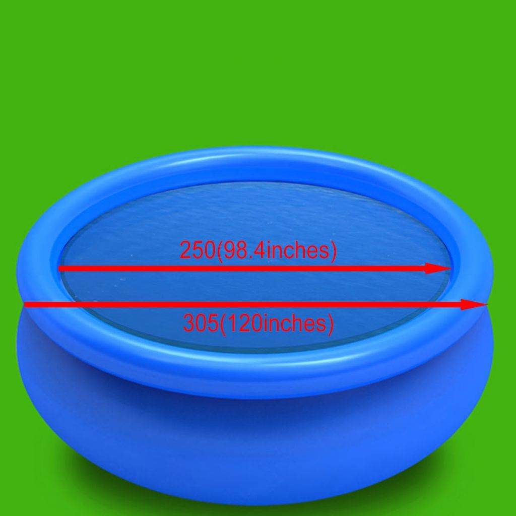 Zonne-zwembadafdekking – Zwemabdeckung – Zwembadfolie – Poolcover – Rond Afdekkleed – Diameter 250 cm – Dicht Geweven Polyethyleen Met Luchtbelletjes
