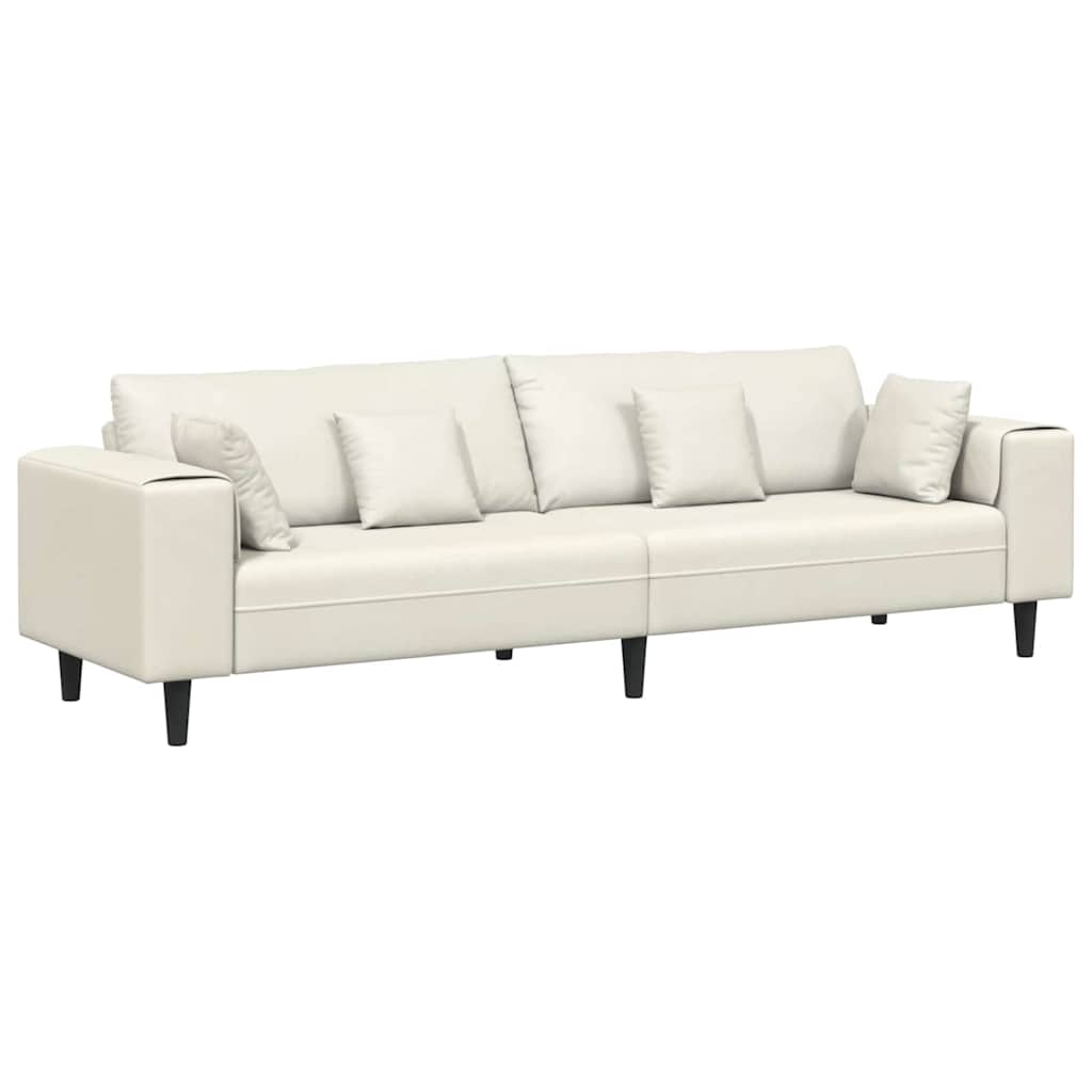 Velvet Bank – Zitbank – Hoekbank – Slaapbank – Loungebank – Turquoise Met Ottoman – Zachte Velvet Bekleding – Stevig Houten Frame