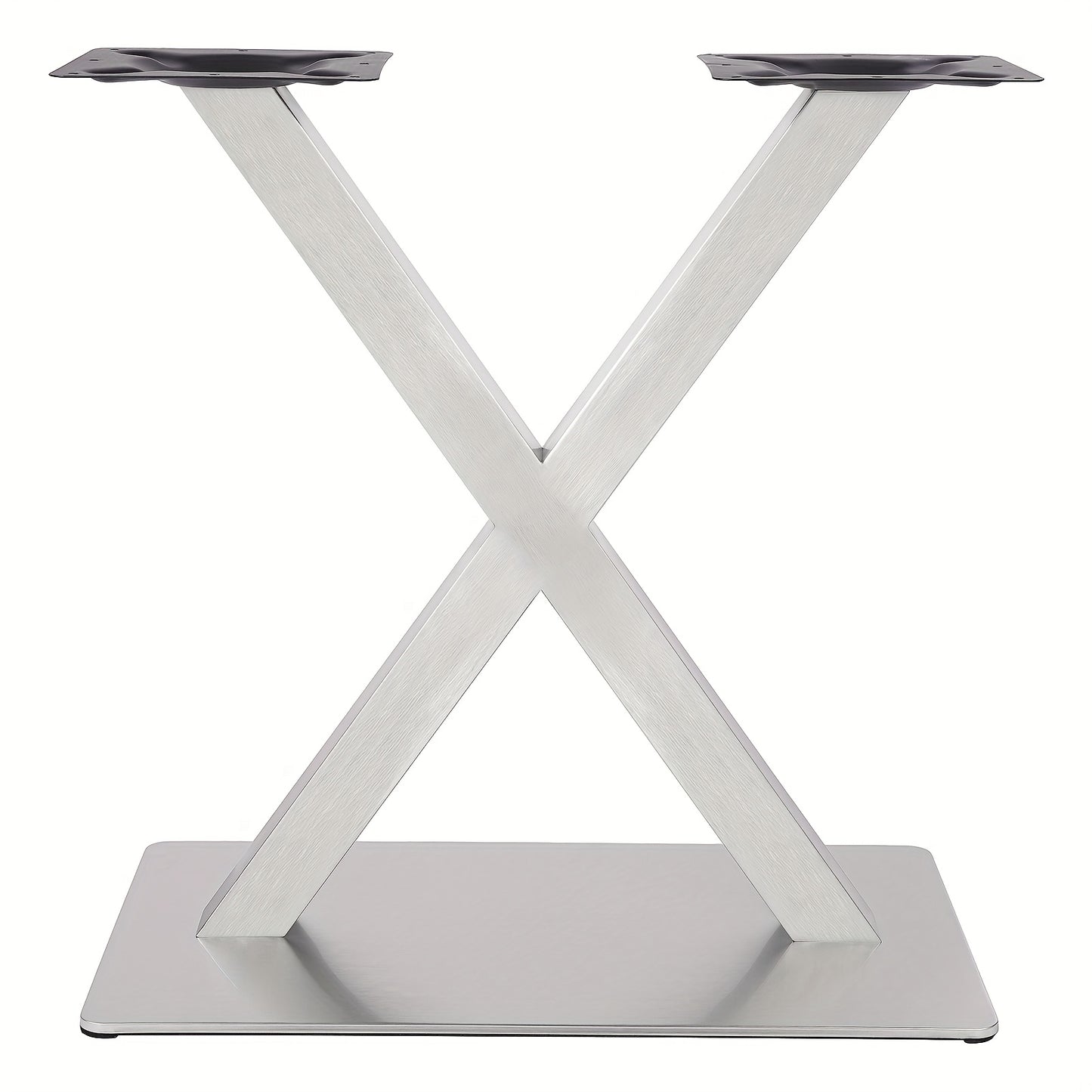 Tafelpoot – Tafelpootstandaard – X-poot – Verstelbare Tafelpoten – Industriële Tafelpoten – RVS 201 Staal – Belastbaar Tot 440 Kg – Hoogte 72 cm