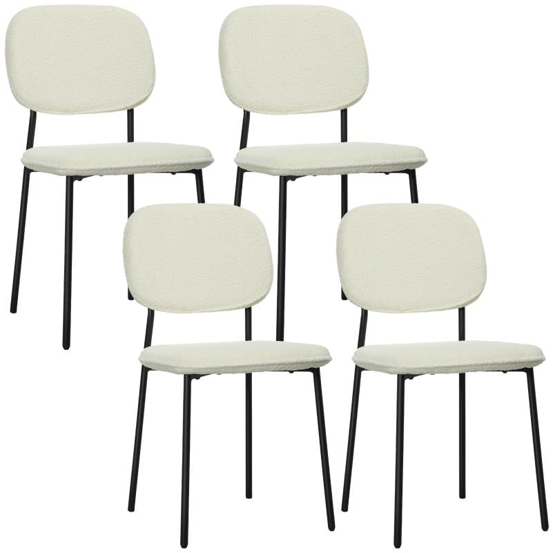 Eetkamerstoelen – Stoelen – Kuipstoelen – Keukenstoelen – Woonkamerstoelen – Fluwelen Bekleding – Stevig Stalen Frame – Set van 4