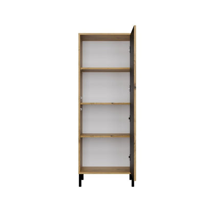 Keukenkastdeurtje – Kastdeurtje – Keukendeur – Meubeldeur – Kastdeur – Lamellen Front Met Golfpatroon – TIP-ON Systeem – Laminated Hout