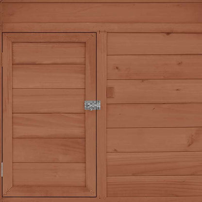 Kippenhok – Hennenhok – Dierenhok – Kippenren – Pluimveehok – Massief Vurenhout – 150x96x110 cm – Rustieke Uitstraling