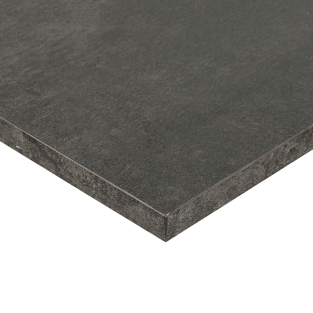 Keukentafel voor 4 Personen – Eettafel – Tafel – Bar-/Ontbijttafel – Keukentafel – Modern Grijs-Wit Design – Stevig Metalen Frame 103x76x73,4 cm