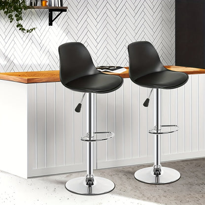 Barkrukken – Barstoelen – Keukenkrukken – Counter Stoelen – Krukken – Set van 6 – Draaibaar – PU Kunstleer Bekleding