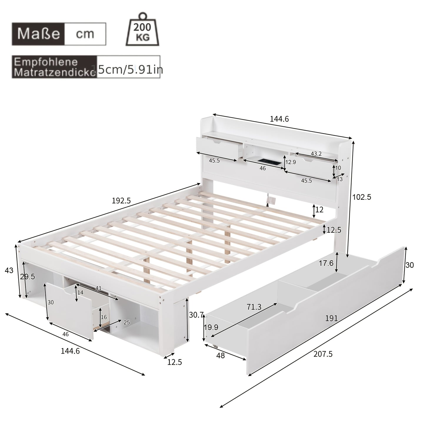 Slaapbank – Twee-zitsbank – Bedbank – Sofa Bed – Tweepersoons Slaapbank – Mosterdgeel – Verstelbare Rugleuning – Ruimtebesparend Ontwerp