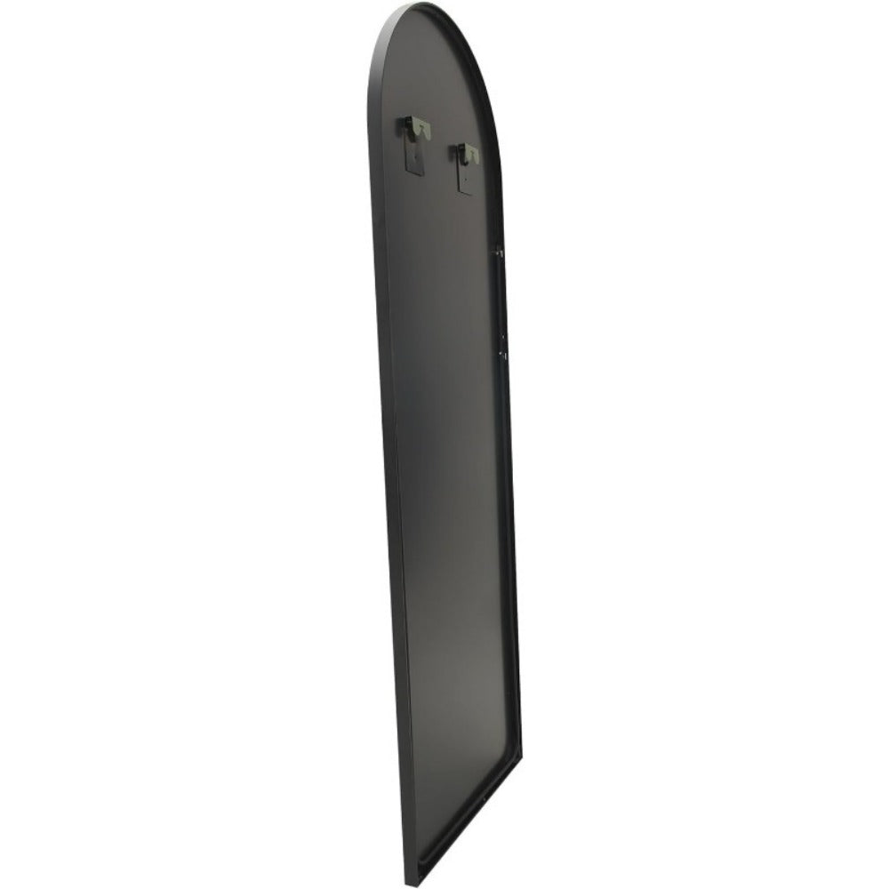 Staande Spiegel – Passpiegel – Vloerspiegel – Hangspiegel – Wandspiegel – 180x80 cm – Zwart Aluminium Frame
