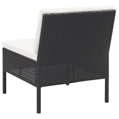 Loungebank – Loungeset – Tuinbank – Outdoor Sofa – 3-Delige Set – Poly Rattan – Weerbestendig Frame – Comfortabele Kussens