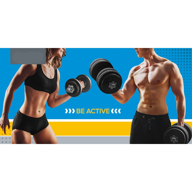 Gietijzeren Gewichtenschijven – Halterschijven – Fitnessgewichten – Krachttrainingsschijven – Dumbbell Schijven – 4x 2,5 kg – 51 mm Gat Met Handgrepen