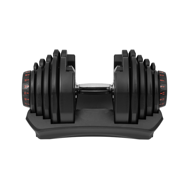 Dumbbell – Halter – Verstelbare Halter – Gewicht – Krachttrainer – Verstelbaar tot 40 kg – Gietijzer met Kunststof Coating