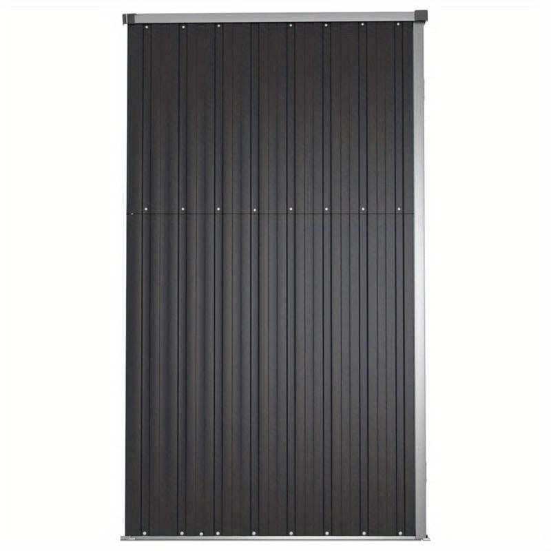 Tuinhuis – Tuinkast – Buitenschuur – Opslagkast – Gereedschapskast – Antraciet – Gegalvaniseerd Staal – 161x89x161 cm