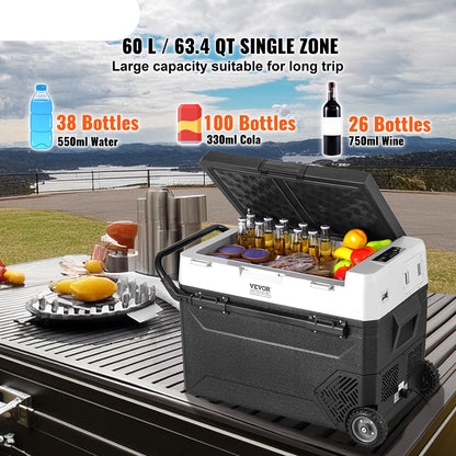 Autokoelbox – Autokoelboxen – Koelbox – Koelboxen – Koelvriezer – 60 Liter Inhoud – Compressor Koeling