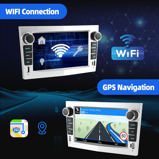 Autoradio – Multimedia Systeem – Touchscreen Radio – Car Stereo – Audio Systeem – 7-inch HD Scherm – Draadloze CarPlay & AHD Achteruitrijcamera